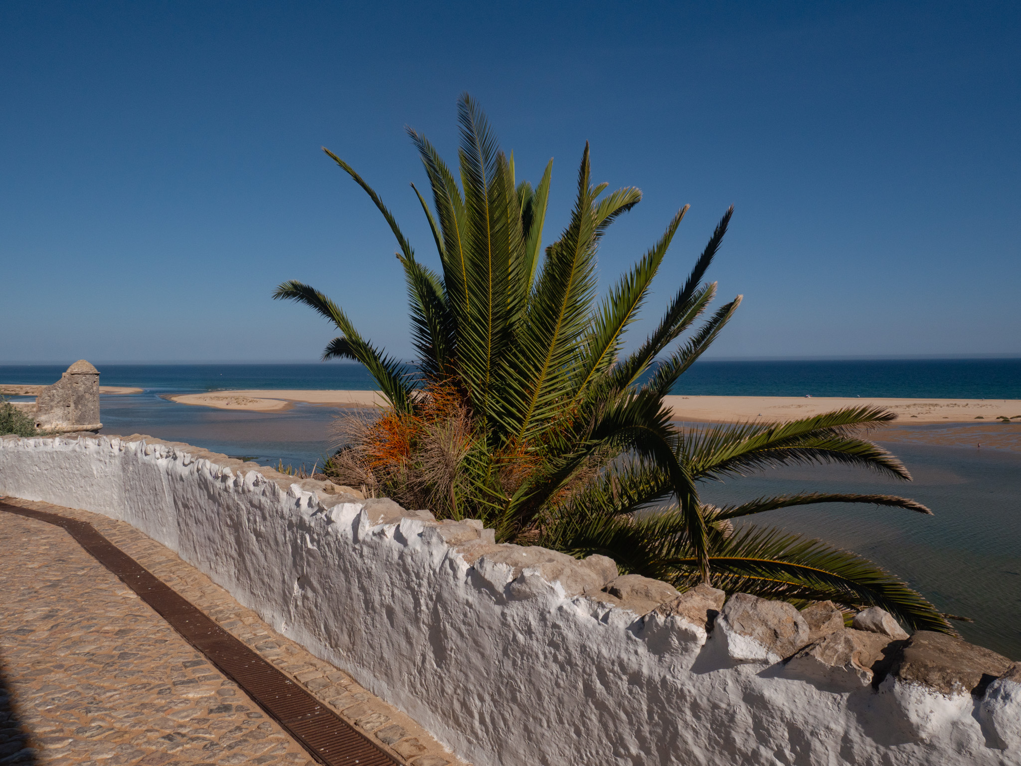 Cacela Velha overlooking the bay