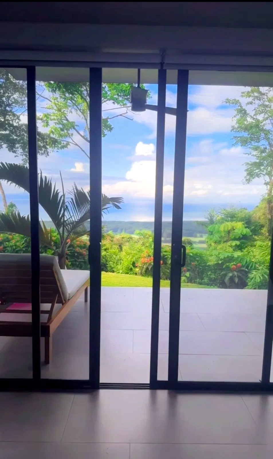 Terrace and jungle view at Villa Savegre